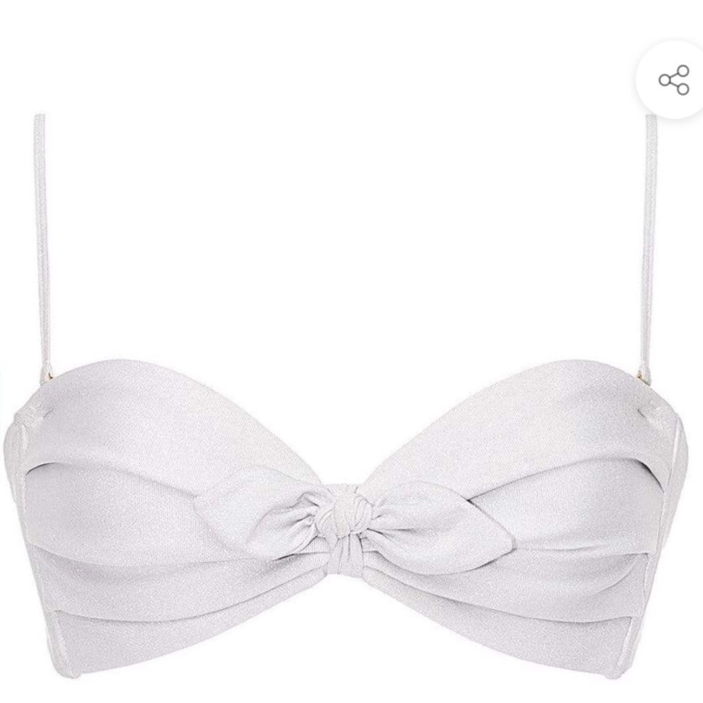 Montce NWT pearl cabana bikini top & high waisted moderate coverage bottom